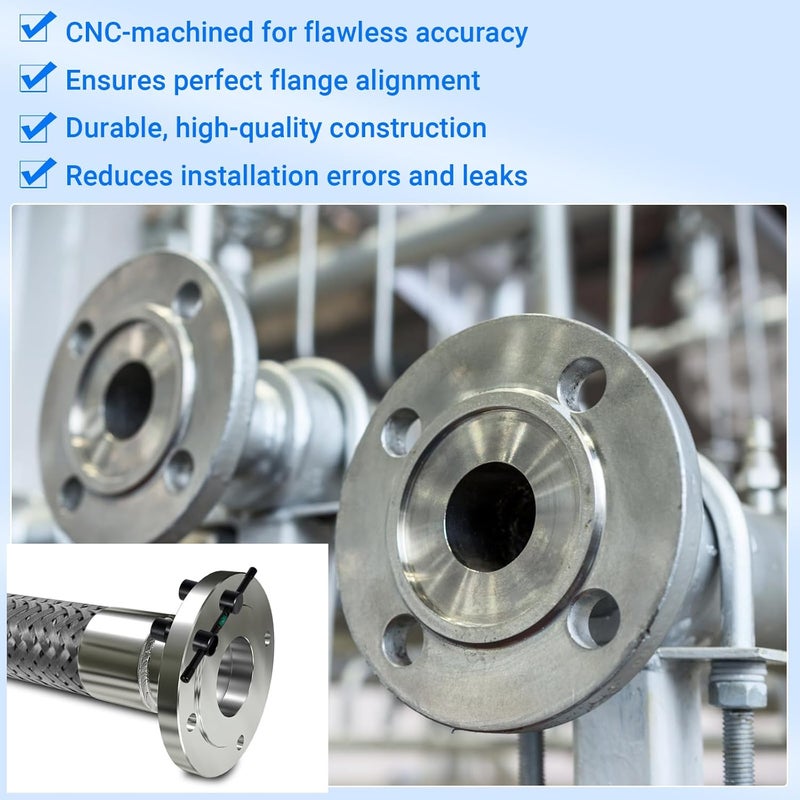 jhtii Flange Aligner Will Fit Flanges with Holes From 1/2” to 1-7/16” Diameter Threaded Pipe Flange Leveler - Image 3